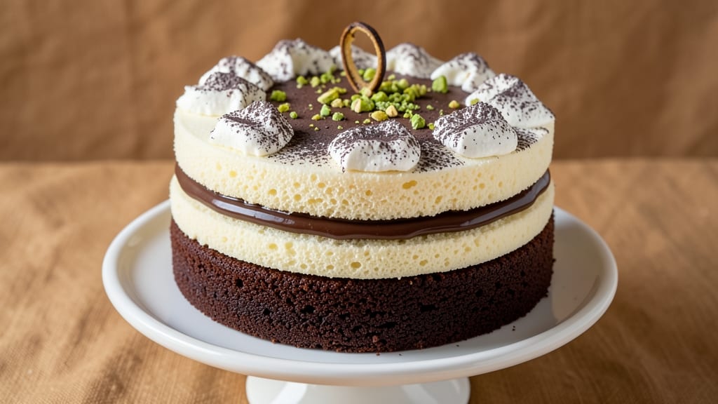 Half and Half Cake Recipe: Two-Layered Magic with Vanilla Bean Swirls