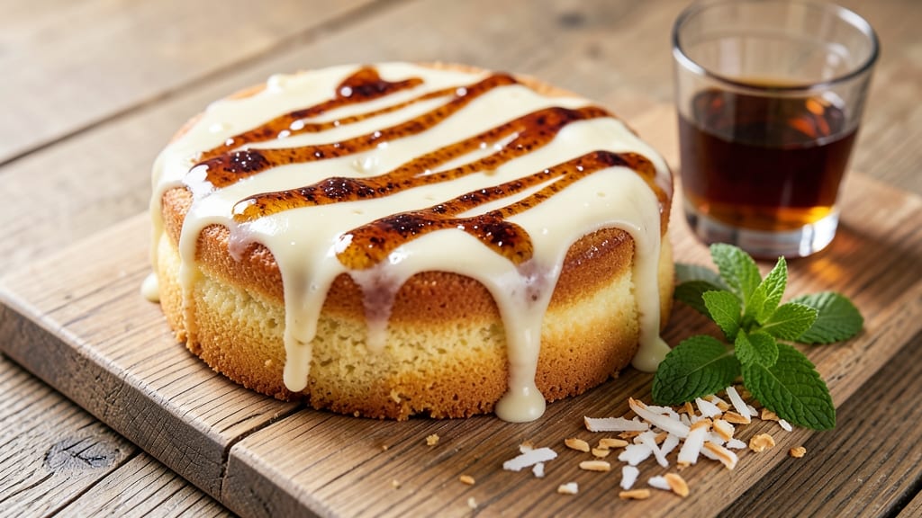 Authentic Tres Leches Cake Recipe With Rum: Boozy Moisture and Vanilla Swirl Magic