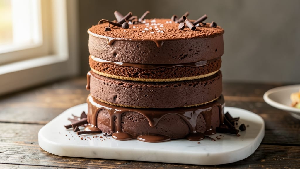 3 Layer Chocolate Mousse Cake Recipe: Silky Layers and Airy Frosting Bliss