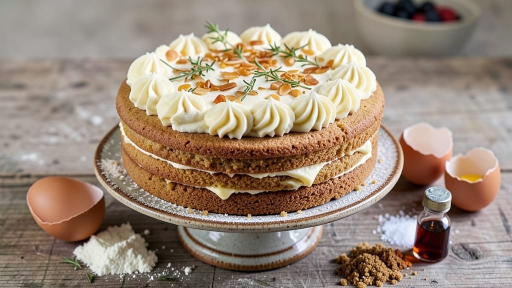 8-Inch Cookie Cake Recipe: Stacked Layers of Buttery Frosting Bliss