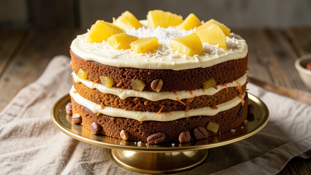 3 Layer Carrot Cake Recipe With Pineapple: Tropical Twist on Classic Comfort
