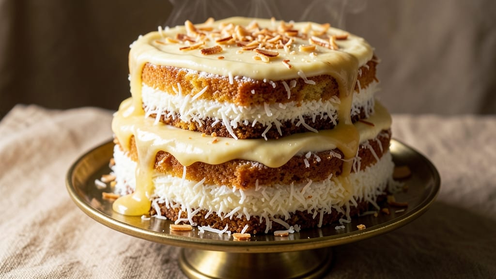 All Coconut Cake Recipe: Tropical Layers With Fluffy Vanilla Clouds
