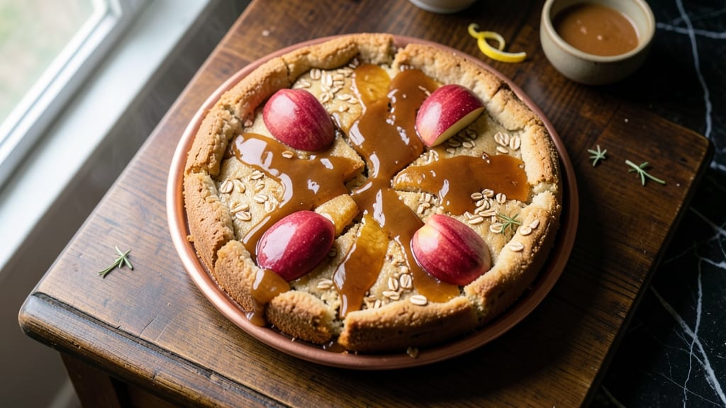 Paula Deen's Apple Caramel Cake Recipe: Buttery Streusel Hugs Juicy Apple Filling