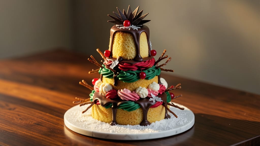 3D Christmas Tree Cake Recipe: Whimsical Layers and Edible Decor Magic
