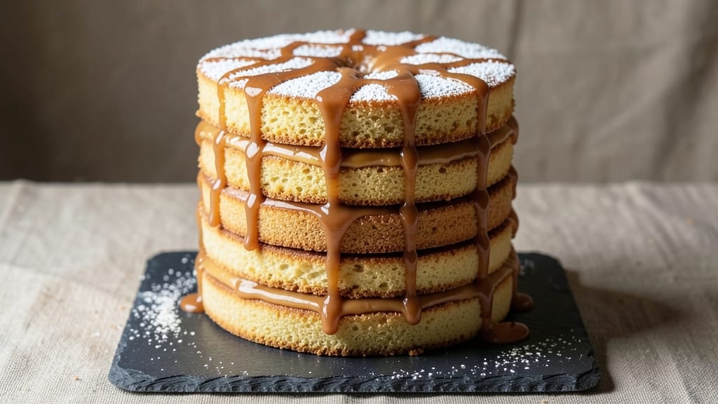 14 Layer Caramel Cake Recipe: Stacked Decadence With Buttery Swirls