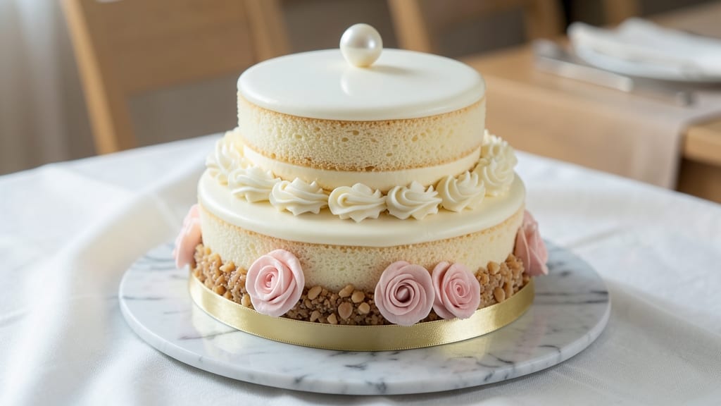 8-Inch Wedding Cake Recipe: Tiered Elegance With Buttery Fondant Finish