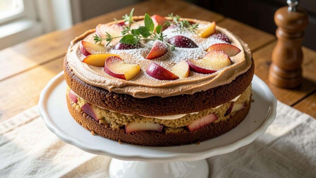 8-Inch Apple Cake Recipe: Warm Spice Layers with Buttery Crust