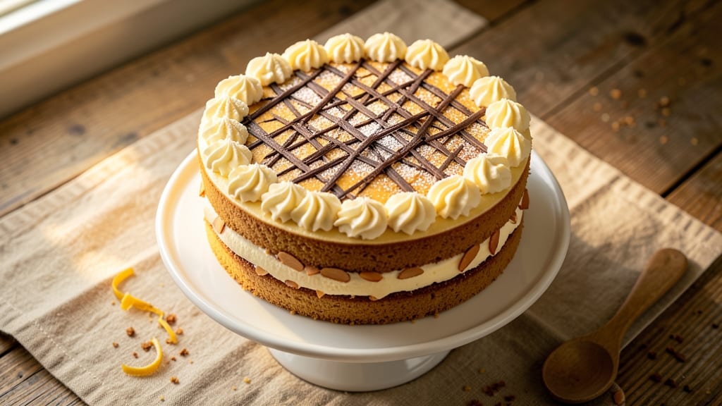 6-Inch by 3-Inch Cake Recipe: Layered Vanilla Bliss With Cream Cheese Swirl