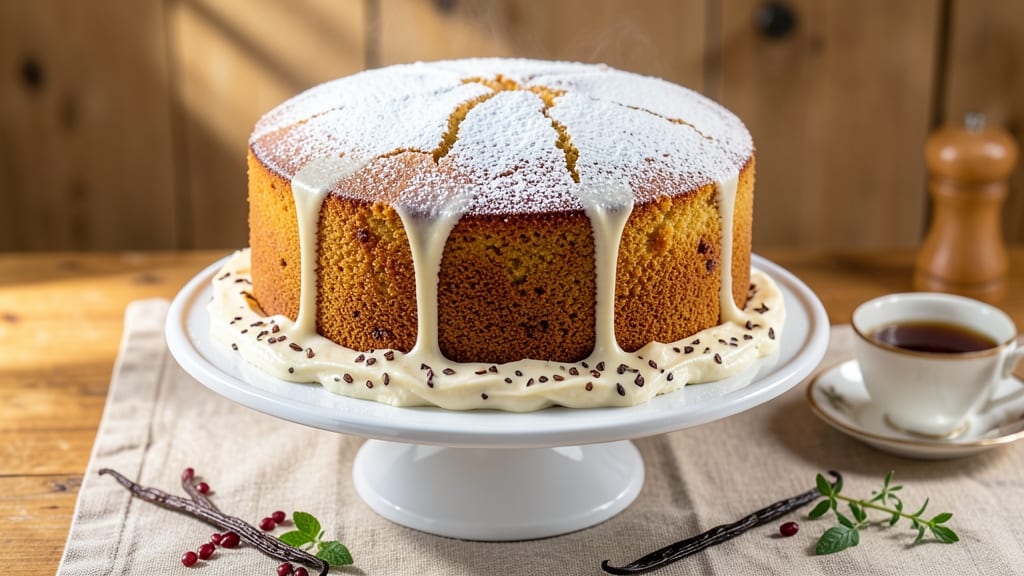 9 Egg Pound Cake Recipe: Buttermilk-Infused Lightness With Vanilla Bean Swirls