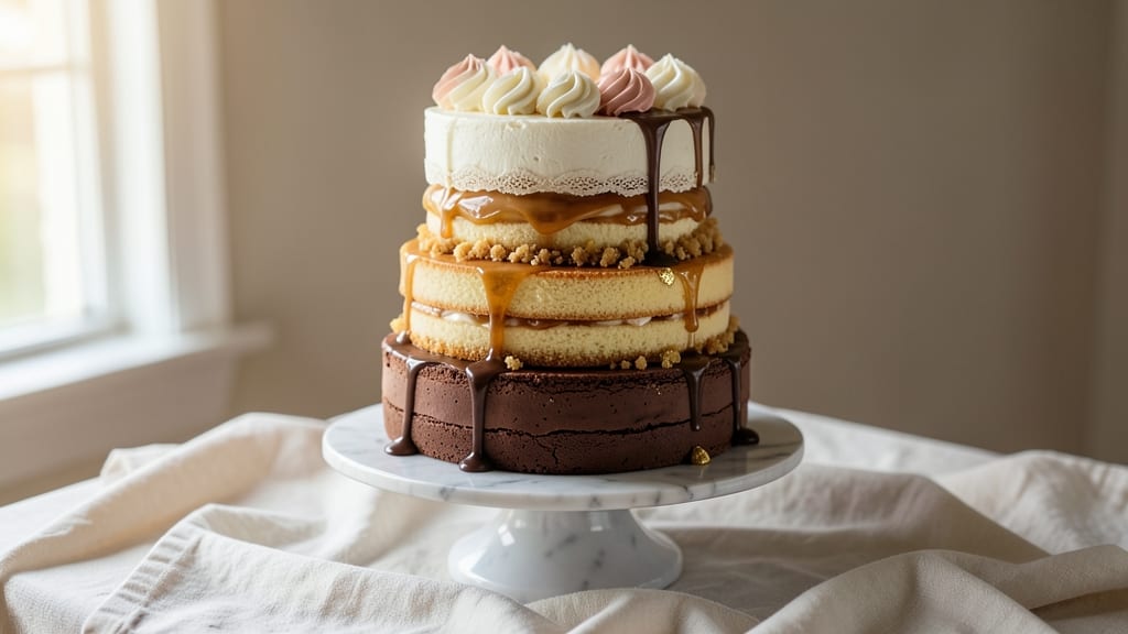 Amaretto Wedding Cake Recipe: Nutty Liqueur Frosting and Fluffy Layers