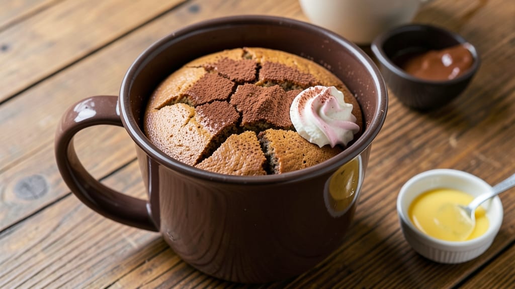 2-Minute Mug Cake Recipe: Single-Serve Chocolate Fudge in Seconds