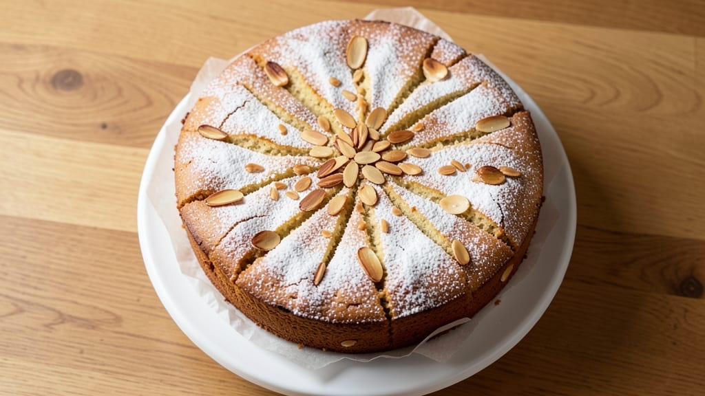 Almond Sour Cream Cake Recipe: Moist Layers With Nutty Vanilla Swirls