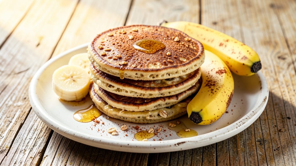 3-Ingredient Banana Pancakes Recipe With Oats: Fluffy Stacks in Minutes