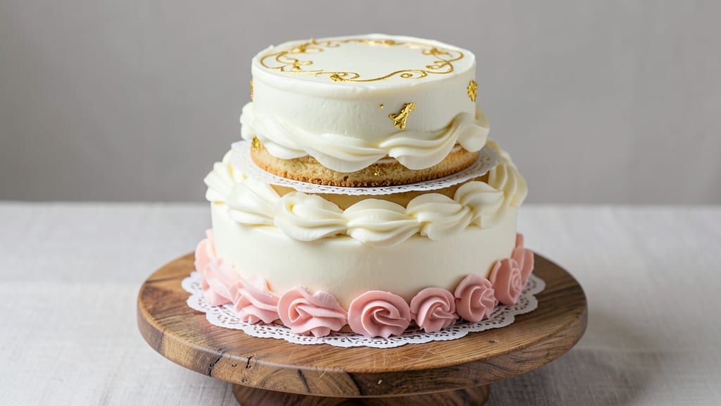 2 Tier Vanilla Cake Recipe: Sky-High Layers With Buttery Frosting