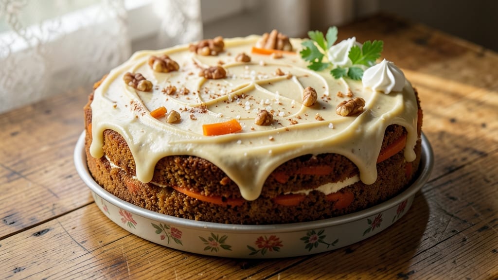 1940s Carrot Cake Recipe: Walnut-Frosted Nostalgia With Spiced Cake Layers
