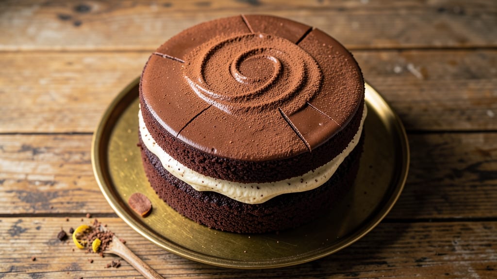 1930's Chocolate Cake Recipe: Decadent Layers With Boozy Vanilla Depth