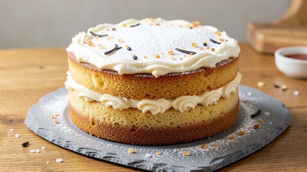 8-Inch Round Pound Cake Recipe: Vanilla Buttercream Swirls and Crusty Top Magic