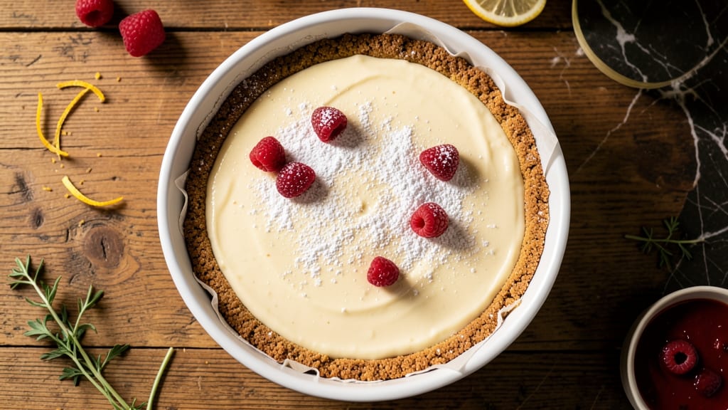 9-Inch No-Bake Cheesecake Recipe: Ultra-Smooth Filling With Crispy Graham Base