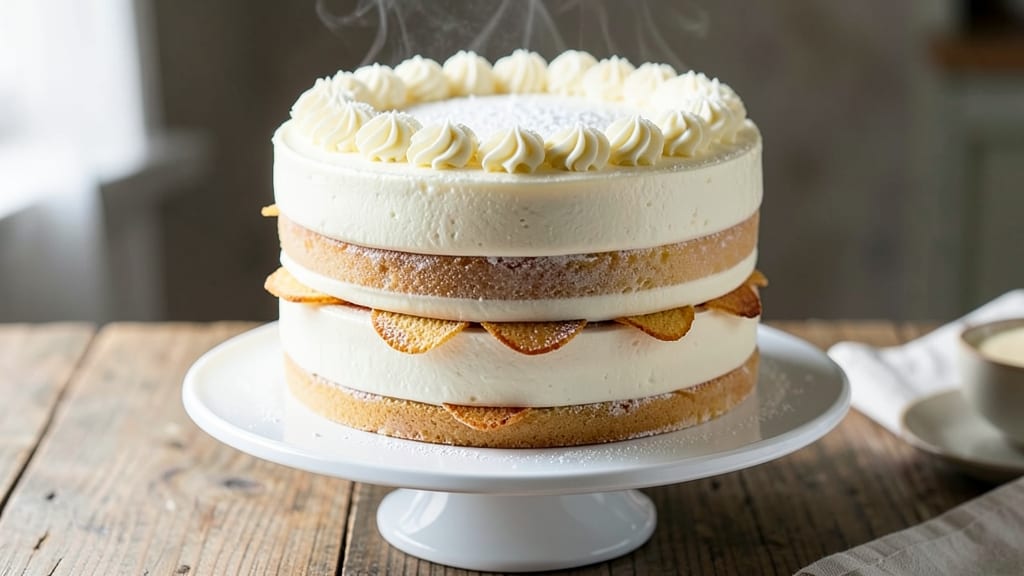 4 Layer White Cake Recipe: Velvety Layers and Buttery Vanilla Frosting Harmony