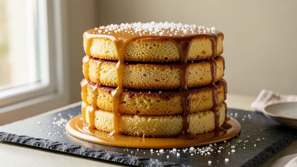 3 Layer Caramel Cake Recipe: Buttery Vanilla Layers and Salted Caramel Bliss