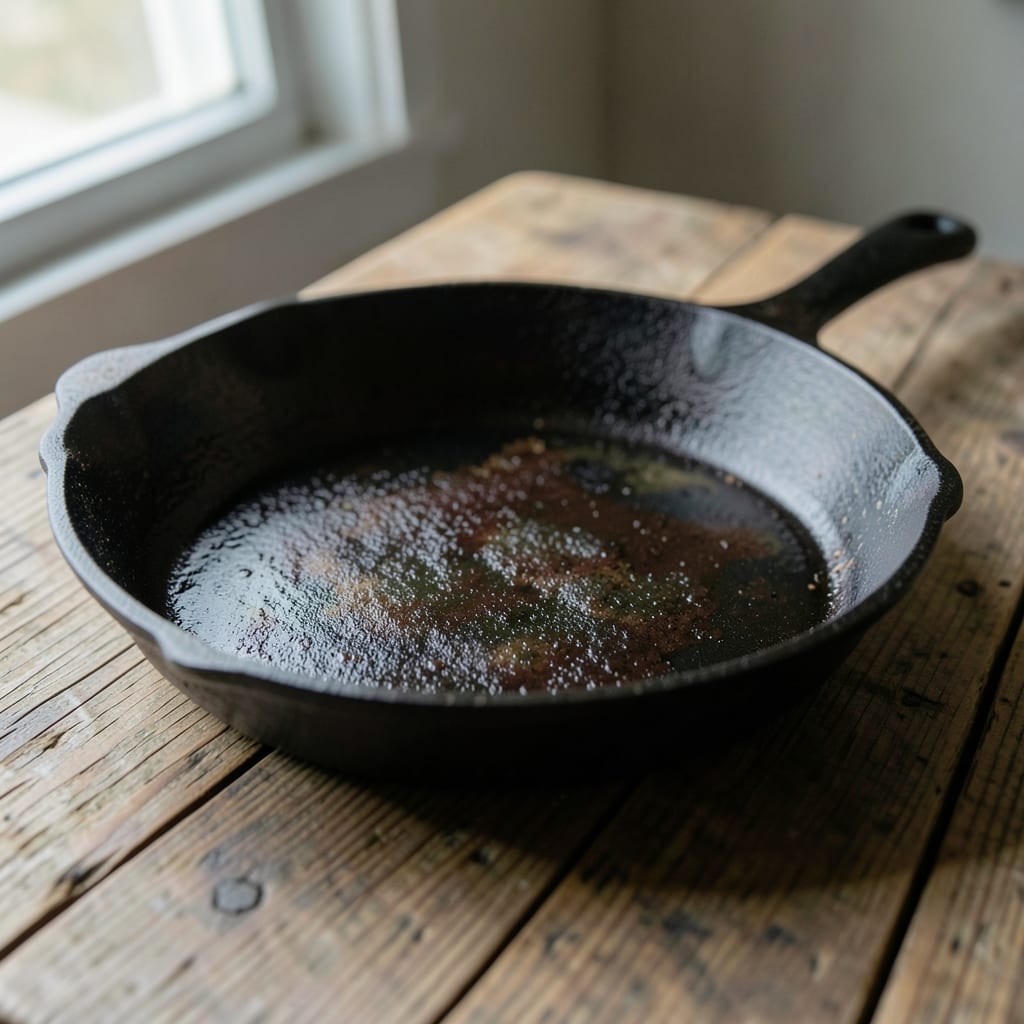 The cast iron skillet