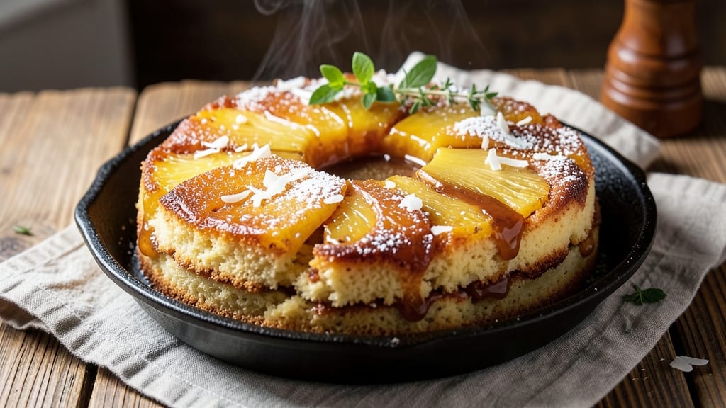 5-Star Pineapple Upside Down Cake Recipe: Caramelized Top and Juicy Layers in One Pan