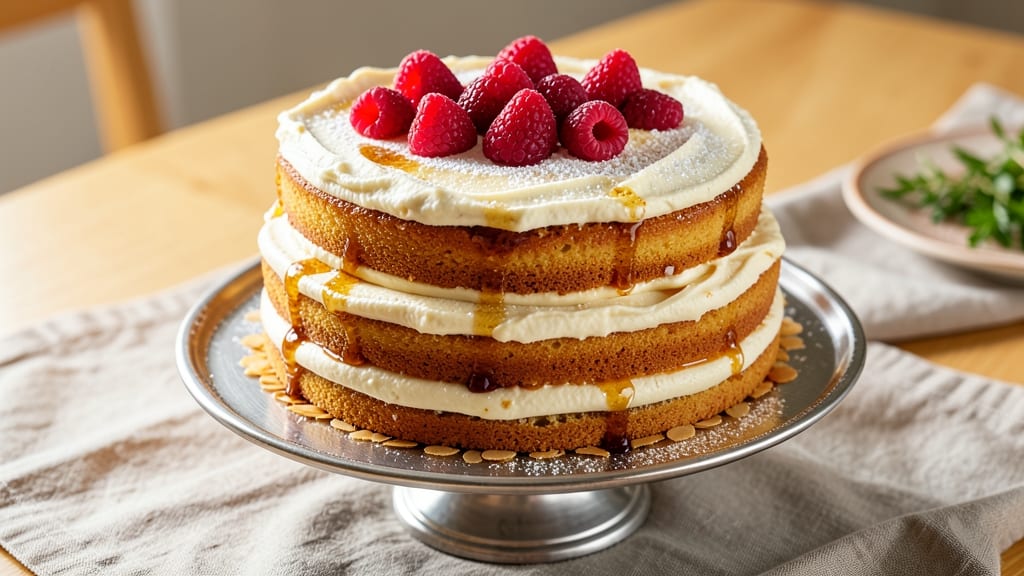 Alexander Cake Recipe: Layers of Vanilla Bliss With Silky Buttercream Crown