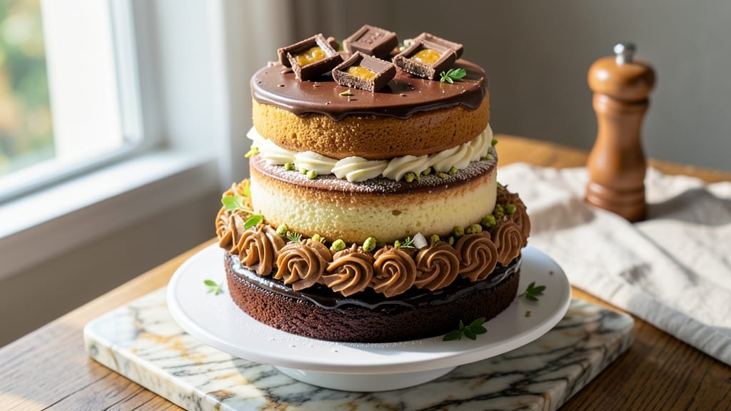 3 Musketeers Birthday Cake Recipe: Chocolatey Layers and Vanilla Frosting Bliss