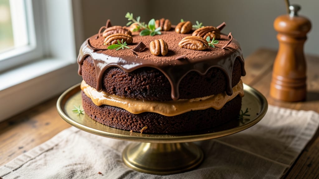6-Inch German Chocolate Cake Recipe: Pecan-Filled Layers and Cream Cheese Frosting Bliss