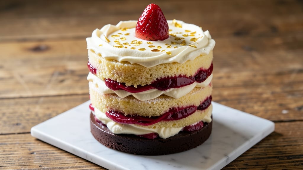 6-Inch Tall Cake Recipe: Towering Vanilla Buttercream Luxe