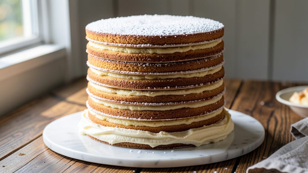 24 Layer Cake Recipe: Towering Vanilla Bliss With Hidden Buttercream Secrets