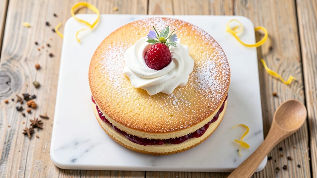 6-Inch Victoria Sponge Cake Recipe: Light-as-Air Layers With Jam and Cream Bliss