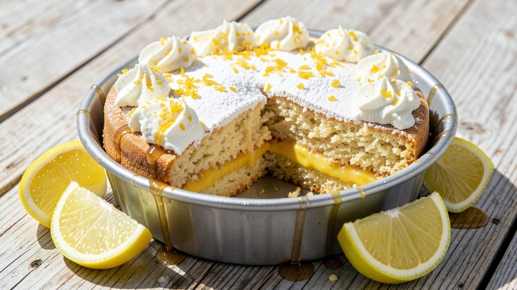Amalfi Coast Lemon Cake Recipe: Zesty Citrus Layers with Almond-Flecked Crust