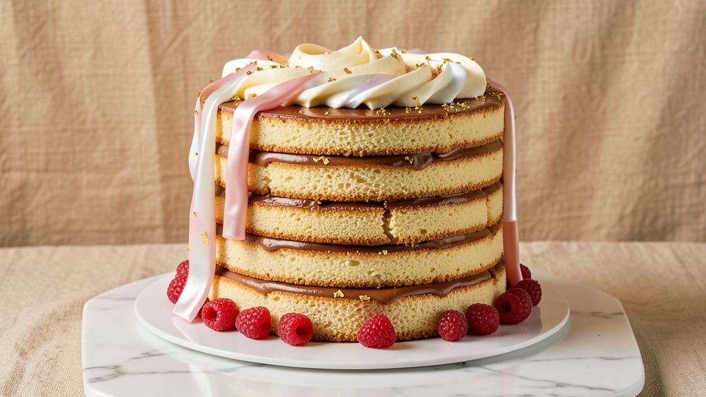 15 Layer Cake Recipe: Towering Vanilla Buttercream Heaven