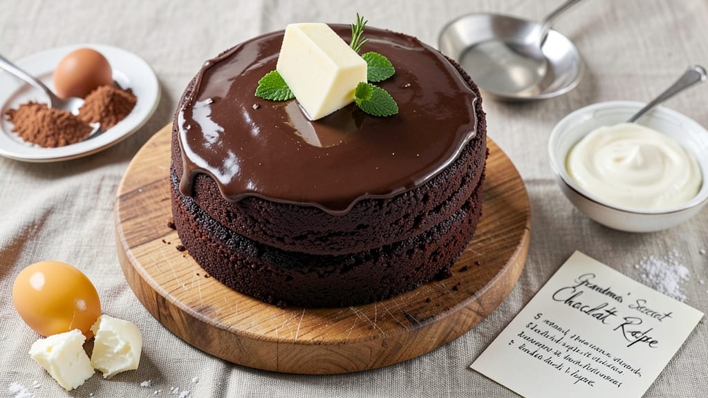 9-Inch Chocolate Cake Recipe: Fudgy Core and Crispy Frosted Layers