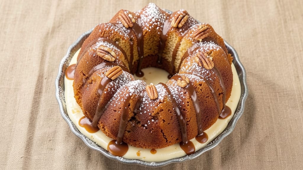 Biscoff Bundt Cake Recipe With Box Cake Mix: Moist Layers and Hidden Vanilla Swirl Magic