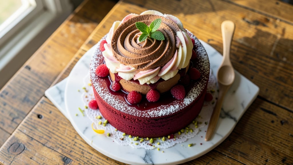 2-Tier Red Velvet Cake Recipe: Moist Layers and Cream Cheese Frosting Bliss
