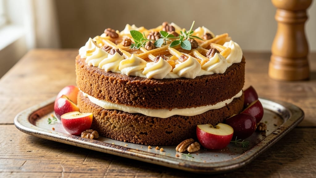 Apple Cake Bakery Recipe: Moist Spice-Infused Layers with Buttery Frosting