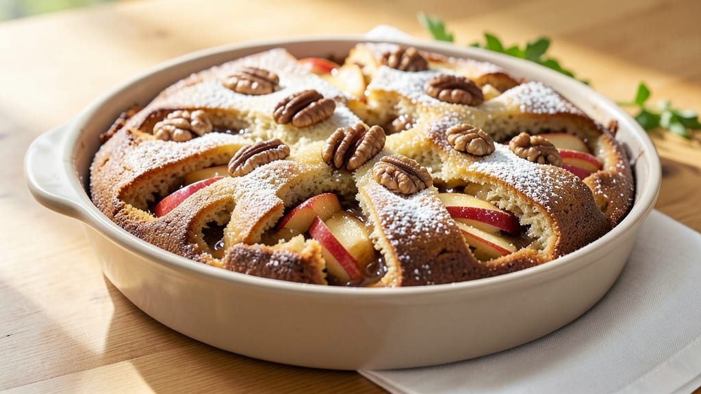 Apple Walnut Coffee Cake Recipe: Buttery Streusel Top With Warm Spice Swirls